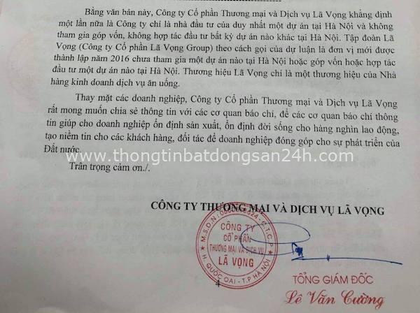 Sau kết luận thanh tra 9 lô đất tại Hà Nội: Lã Vọng lên tiếng “kêu oan” 12