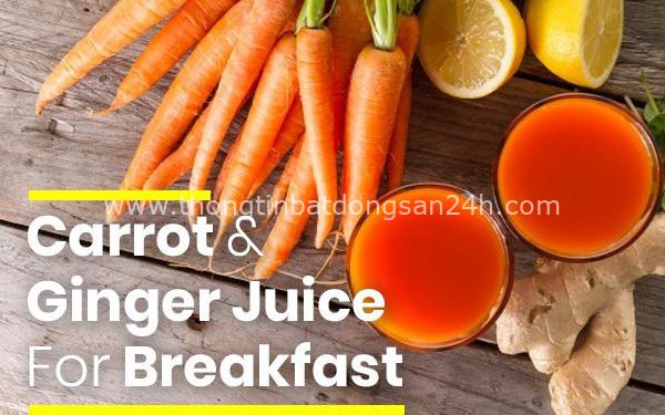 Uống hỗn hợp nước gừng và cà rốt trong đúng một tuần vào buổi sáng, bạn sẽ nhận được lợi ích tuyệt vời 4
