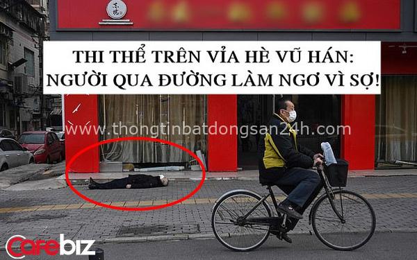 Ám ảnh cảnh tượng thi thể người đàn ông đeo khẩu trang nằm trơ trọi trên vỉa hè Vũ Hán, người qua đường không ai dám lại gần 1