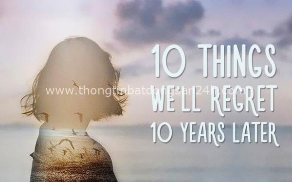 Những lựa chọn của bạn ngày hôm nay sẽ quyết định việc bạn sẽ thành công hay cảm thấy hối tiếc sau 10 năm nữa 7