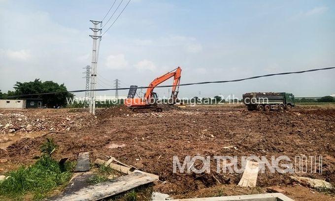 Hưng Yên: Dự án chưa được giao đất, chủ đầu tư đã san lấp ồ ạt 18