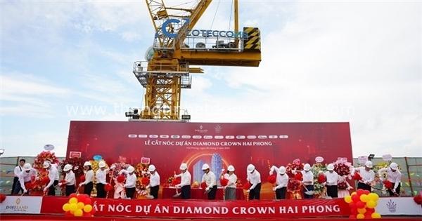 Dojiland cất nóc dự án Diamond Crown Hai Phong 2